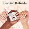 AZUREBEAUTY Dip Powder - Nude Shimmer Color 2Oz/56g, Shiny Nude Kin Tones Neutral Dipping Powder Crystal French Nail Art Starter Manicure Salon DIY Home Gift