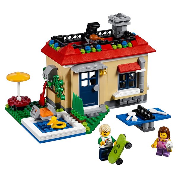 LEGO Creator Modular Poolside Holiday 31067 Building Kit (356 Piece)