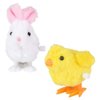 The Dreidel Company Easter Bunny & Chick Wind Up Toys for Kids Variety Pack, Birthday Party Favors, Novelty and Gag Gifts, 3" Inches (4-Pack)
