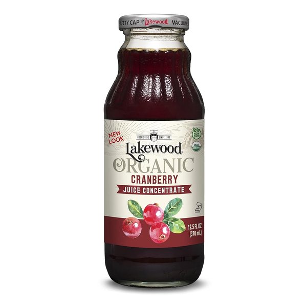 LAKEWOOD Organic Cranberry Juice, 12.5 FZ