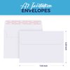 ACSTEP 50PACK 5 X 7 Envelopes, White A7 Envelopes Self Seal for Weddings, Invitations, Photos, Postcards, Greeting Cards Mailing,Baby Shower, Graduation