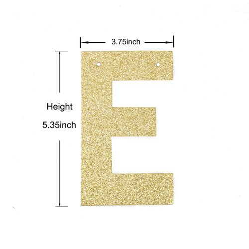 Pet Kitten's/Pet Cats Birthday Party Decorations, Gold Gliter Paper Sign Banners (Pawty Time)