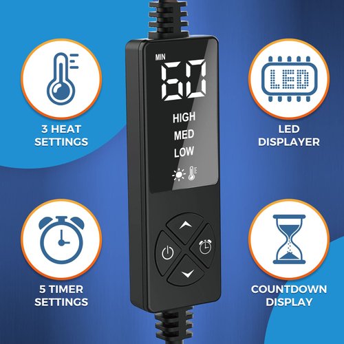 sticro Form Fitting Heated Headache Cap, 3 Temp Settings Steam Migraine Hat Heated Eye Mask for Dry Eyes, Sinus Pressure Relief, Tension Headache