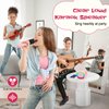 LENRUE Karaoke Machine for Kids with Wireless Microphone, 4 Magic Voices, Colorful Light, Karaoke for Girls Boys, Best Birthday Gifts for Kids 4, 5, 6, 7, 8, 9, 10, 11, 12+ (2 MIC)