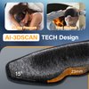 Heated Eye Mask Cordless for Dry Eyes, 3D Sleep Mask No Pressure, Warm Eye Compress with Temperature, Timer Control, Cooling Gel Strip for Sleeping, Stye Eye, Relax, Meditation, Travel Women Men