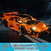 Mililier LED Light Kit for Lego 42196 Lamborghini Huracán Tecnica Orange Set,Compatible with Lego 42196 Building Blocks Model(Not Include Blocks Set)