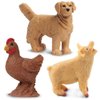 Safari Ltd. Good Luck Minis Ranch Fun Pack – 8 Mini Figurines or Ranch Animals – Educational Toy Figures for Kids Ages 5+