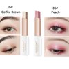 ALNGFUIK 12 Colors Glitter Eyeshadow Stick,Double Colors Shimmer Eye Shadow Stick Gradient Eye Makeup