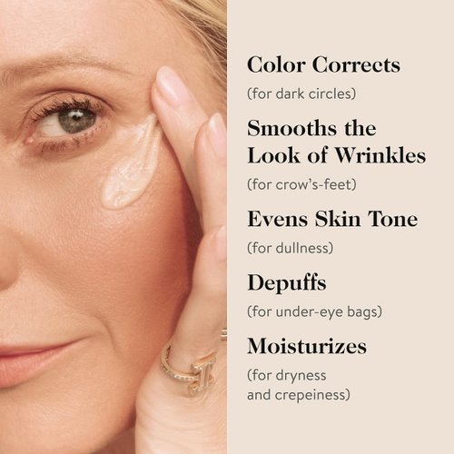 goop Beauty Vitamin C Eye Cream | Color Correcting Cream for Dark Circles | Helps Smooth Wrinkles & Depuff Eyes | 0.5 fl oz