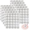 900 Pcs Eyelash Extension Adhesive Glue Pallet Sticker Pads, Disposable Waterproof Adhesive Holder Pad and 1 Pcs Eyelash Extension Jade Stone