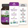 ORGANIC INDIA Joy Herbal Supplement - Immune Support, Promotes Memory & Concentration, Vegan, Gluten-Free, Kosher, USDA Certified Organic, Non-GMO, Calming - 90 Capsules