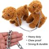 Filhome Metal Double Dog Leash Coupler, Chew Proof Tangle Free Dual Pet Dog Leash Extension Splitter Lead for 2 Dogs