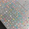 12Sheets Summer Nail Art Stickers Shell Starfish Nail Stickers Cute Jellyfish Mermaid Nail Art Design 3D Self Adhesive Marine Life Nail Decals Summer Sea Theme Nail Supplies for Women Manicure Decor
