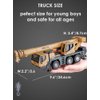 Gemini&Genius 1/50 Scale Autocrane Toys, Crane Truck Construction Vehicle, Alloy Boom Truck Engineering Car Models, Great Gifts, Collections, Cake Toppers, Room Decoration for Kids