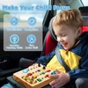 HONGDDY LED Busy Board, Wooden Sensory Toys for Toddler, Montessori Music Toy for Airplane, Travel Activity Educational Learning Toy, Busy Light Switch Autism Toys, Birthday Boys Girls Gifts