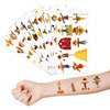 Cute Scarecrow Temporary Tattoos Fall First Birthday Party Decorations Favors Supplies Harvest Themed Stickers 10 Sheets 100 PCS Gifts for Baby Kids Girls Boys Decor Class School Carnival Christmas