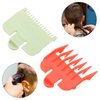 Professional Hair Clipper Guards Guides, 2Pcs 1.5mm 4.5mm Cutting Guides Hair Guards Combs Replacement Hair Trimmer Supply for Hair Clippers Trimmers Attachment (red and green)