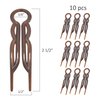 Good Hair Days Hair Pins - Plastic, U-shaped Magic Grip Hairpins, Strong Durable Pins For Fine, Thick & Long Hair, Hair Styling Accessories, Set of 20 (Tortoise Shell)