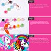 AUGVO Paint by Numbers for Kids, 2 Pcs Paint by Numbers for Kids Ages 4-8 Beginner, for Unicorn DIY Oil Painting Framed Canvas, 8 x 8” Pre Drawn Canvas, Christmas Gift for Kids