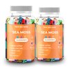 TrueSeaMoss Sea Moss Gummies – Contains Irish Sea Moss + Burdock Root + Bladderwrack – 60 Gummies for Stronger Immune, Healthier Skin & Hair, Detox – Great for Kids & Adults, Made in USA (2pc)
