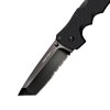 Cold Steel Recon 1 Series Tactical Folding Knife with Tri-Ad Lock and Pocket Clip - Made with Premium CPM-S35VN Steel, Tanto Half Serrated