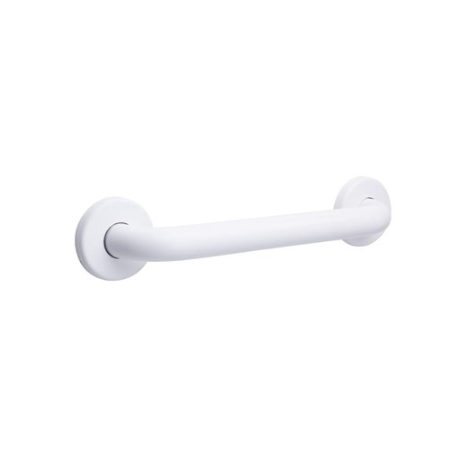 CSI Bathware Straight Grab Bar Bath, 12",1.25" Diameter Powder White
