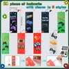 Kolewo4ever 148 Pieces Video Game Theme Stationery Set:100 Pcs Video Game Pencils 24 Pcs Game Pattern Mini Spiral Notepad Memo Pad 24 Pcs Game Metal Charms Bookmarks (Video Game)