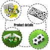 19 PCS Soccer Cake Topper Decorations Soccer Ball Player Theme Cake Toppers For Soccer Party Football Party Men Boy Kid Birthday Party Sport Club Party Supplies (Soccer)