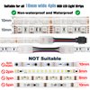 GXILEE 10 mm Wide Strip to Controller Jumper,10 Packs Solderless 4 pin Track Lighting Connectors for 3528 5050 RGB LED Strip Light