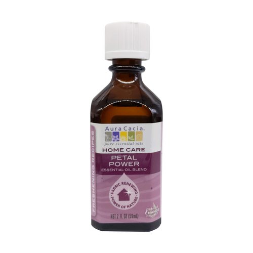 Aura Cacia Petal Power Essential Oil Blend for Home Care, 2 Fluid Ounce