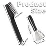 2Pcs Hair Brush Cleaner Comb Cleaning Brush Comb Cleaner Hair Brush Cleaning Tool Mini Hair Brush Remover for Removing Hair Dust Home and Salon Use