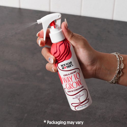 Not Your Mother's Way to Grow Long and Strong Leave-In Conditioner – Detangler for Stronger Hair and Less Breakage - 6 fl oz (2-Pack)