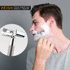 WEISHI Butterfly Open Double Edge Safety Razor Chrome Long Handle Reusable Razor