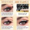 Thick Eyelash Extension 288 Pcs 100D Fluffy Cluster Lash Extension Wispy Lash Clusters D Curl 9-16mm Individual Eyelashes DIY at Home by FOINEMYED