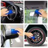 RXALASKA 2 Pcs Tire Shine Applicator, Tire Sponge Applicator Pad with Lid, Durable Tire Gel Applicator Pads, Reusable Tire Dressing Applicator for Detailing, Blue