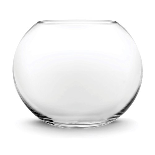 CYS EXCEL Bubble Vase (H-4.5" W-5.5", Approx. 1/4 Gal.) | Multiple Size Choices Fish Bowl | Round Terrarium Vase | Globe Flower Centerpiece