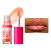 Ruby Kisses Lip Oil Booster, Hydrating Lip Gloss with Nourishing Natural Oil Blend, Jumbo Wand for Easy Application, Non-Sticky Formula (Coral)