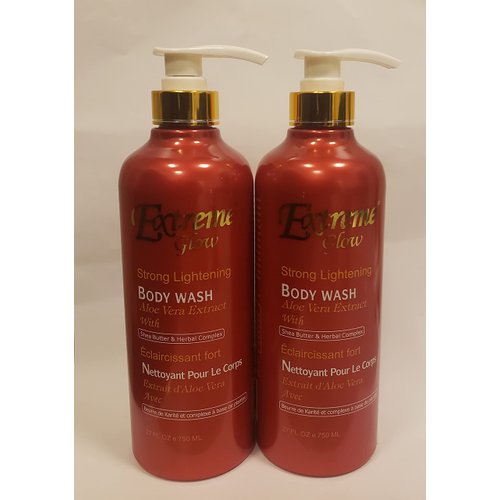 Extreme Glow Strong Lightening Body Wash with Aloe Vera Extract