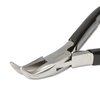 The Beadsmith Bent Chain Nose Pliers – Extra Fine Tips – 4.5 inches (114mm) – PVC Grip Handle with Double Leaf Springs – Jewelry Making Tool for Creating Bracelets, Earrings and Necklaces
