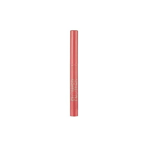Flower Beauty Petal Pout Lip Liner - Smooth & Creamy Lip Liner with Pigment Rich Color, Prevents Feathering of Lip Color, Comes with Built-in Sharpener (Rose)