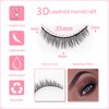 SQYlashes Short Lashes Natural Wispy Lashes Cat Eye False Eyelashes - Mixed 2 Styles, 14 Pairs, MG01