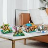 LUKHANG Four Seasons Flower House Plant Series 4 Miniature Building Blocks Set, Creative Tree House Flower and Plant Model DIY Gifts for Girls, Kids and Adults