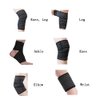Luwint 2PACK Calf Compression Bandage, Elastic Leg Band Calves Wrap for Men Women - Stretch Pain Relief Support Strap for Sports Gym Weightlifting Working Out Running (Black / 60'' Length)