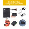 Upgraded Credit Card Tool Multitool - Christmas Stocking Stuffers 18 in 1 Multi-Tool Cool Gadgets - Christmas Birthday Gifts for Adult Men Women Wallet Tools With Blade Compass Screwdrivers