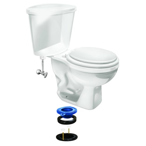 Fluidmaster 7530 Universal Better Than Wax Toilet Seal, Wax-Free Toilet Bowl Gasket Fits Any Drain