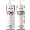 Batana Shampoo and Conditioner for Thinning Hair Shampoo and Conditioner for Men & Women with Raw Organic Batana Oil for Hair Growth Shampoo and Conditioner Set Batana Shampoo for Hair Growth DR SEBI