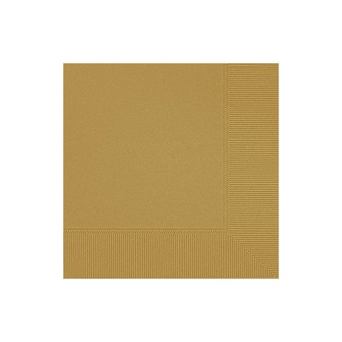 Gold Beverage Napkins (20 Pack)