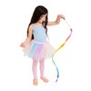 Sarah's Silks Mini Rainbow Streamer - Long Ribbon Wand for Kids, Pretend Play, Dance, Baton Stick Twirling, and Gymnastics Party Favors | 100% Silk and Wood Montessori and Waldorf Toys (2)
