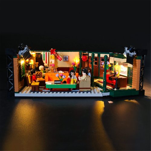 YEABRICKS LED Light for Lego-21319 Ideas Friends Central Perk Building Blocks Model (Lego Set NOT Included)