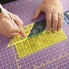 Acrylic Quilting Ruler, 2.5 inch x 8 inch | Small Ruler for Sewing, Measuring and Cutting Quilt Fabric | Straight Edge Tool for Jelly Rolls, Mini Charm Pack Quilts, and DIY Craft Projects, Green